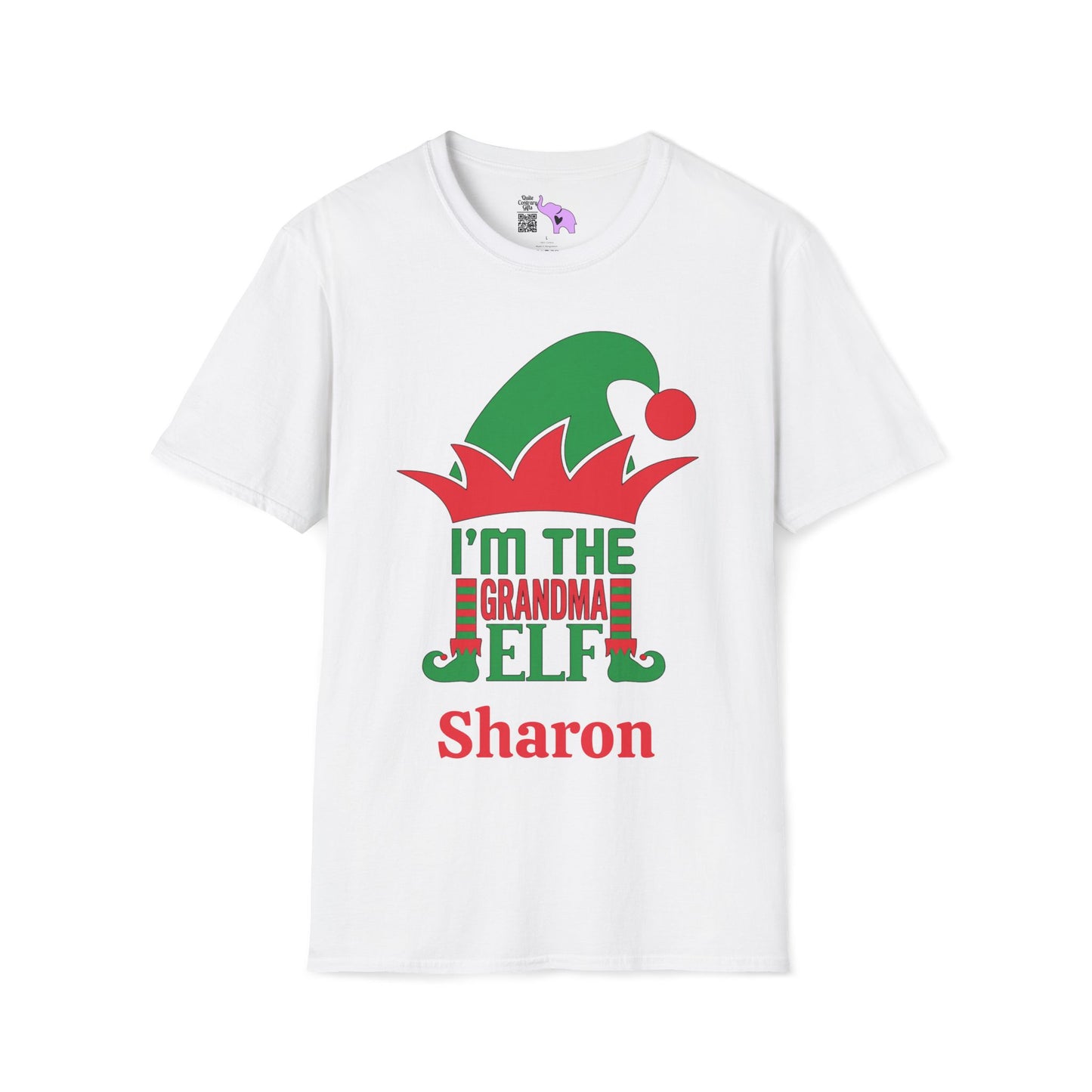 I'm The Grandma Elf Personalized Adult T-shirt