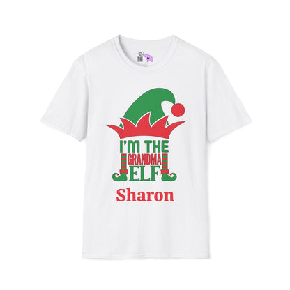 I'm The Grandma Elf Personalized Adult T-shirt