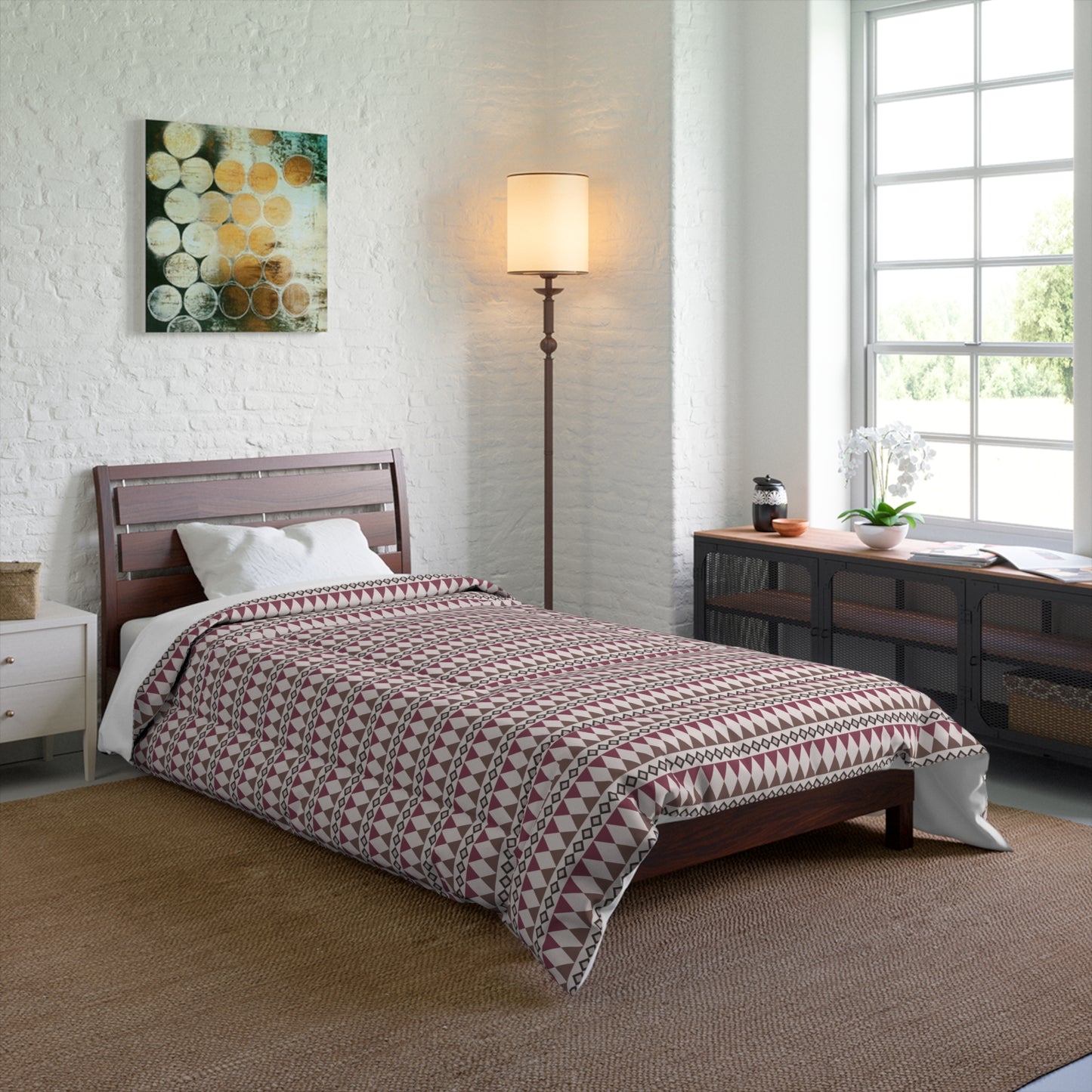 Rosewood Cairn Stripes Basic Bedding Set