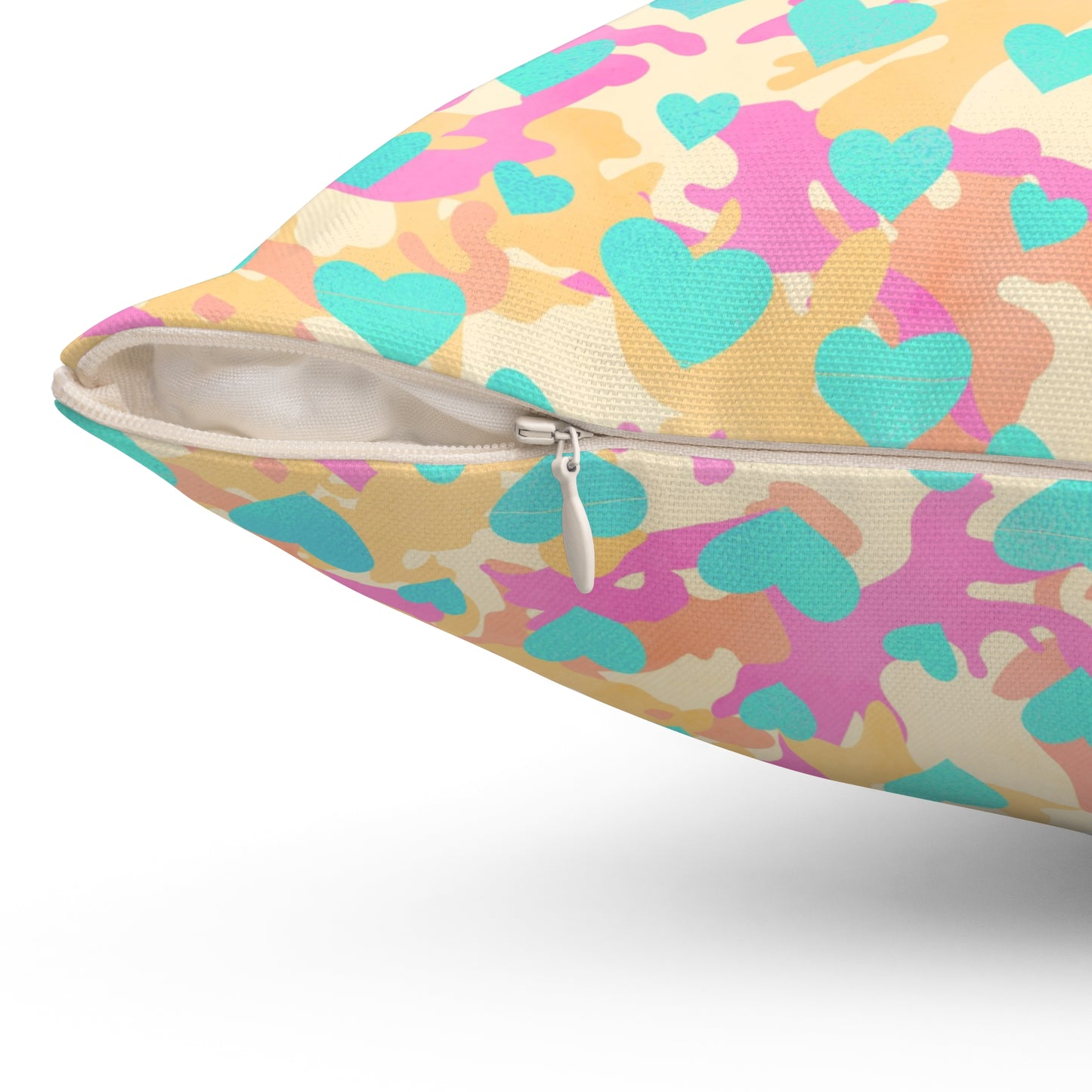 Sweetheart Camo Throw Pillow