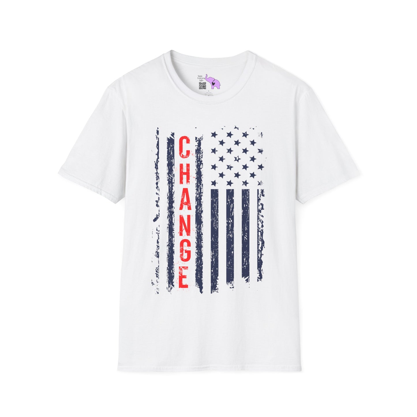 Change American Flag Adult T-shirt