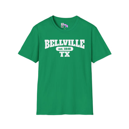 Bellville Tx Est. 1848 Adult T-shirt