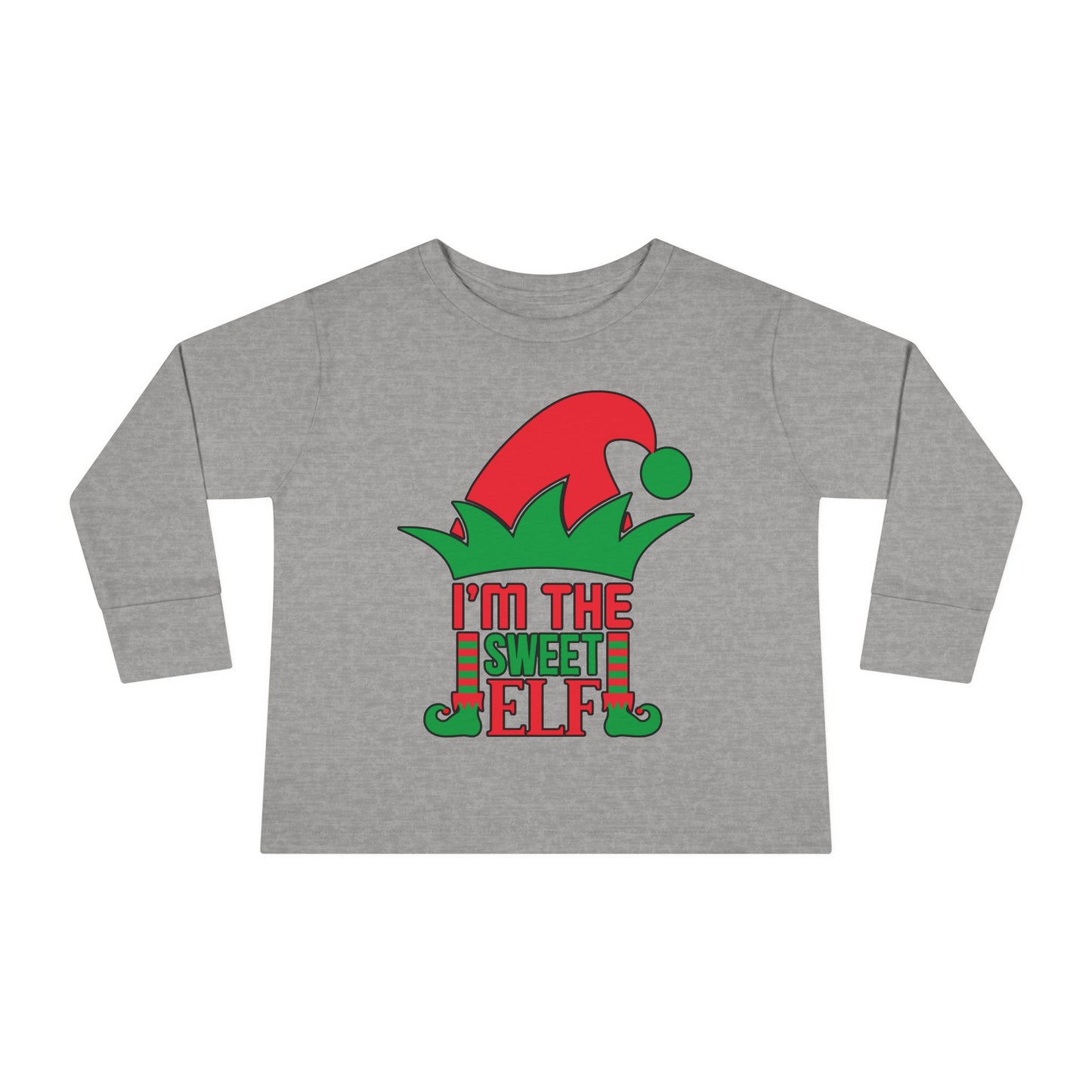 I'm The Sweet Elf Toddler Long Sleeve Tee