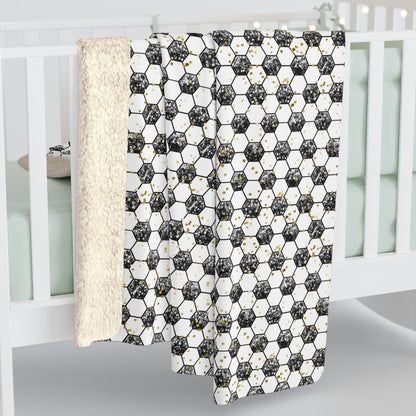 Soccer Gold Rush Fleece Blanket