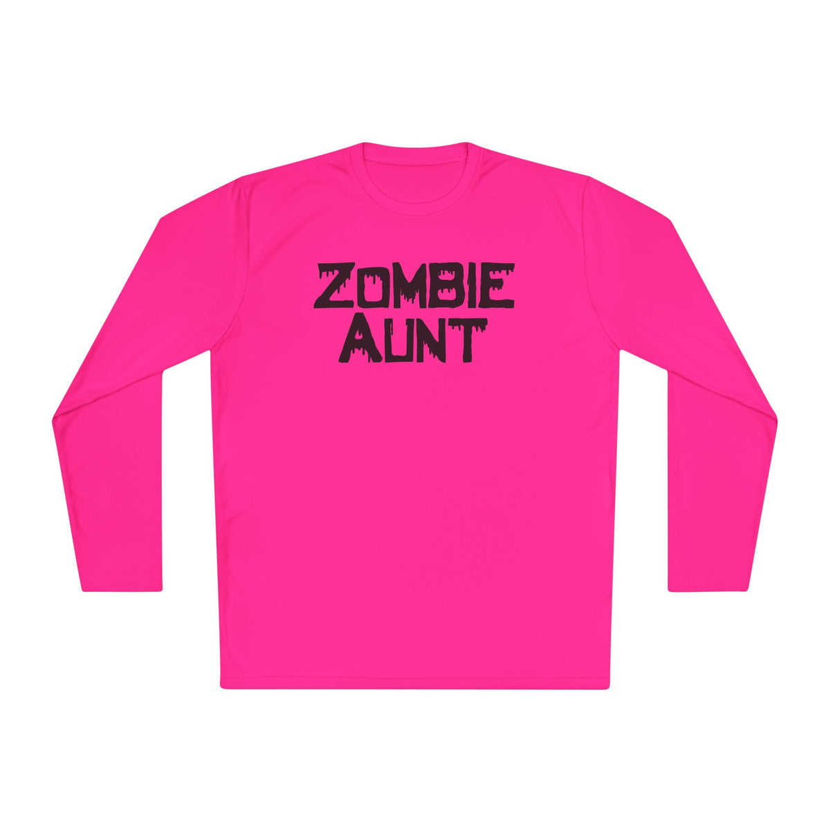 ""Zombie Aunt Adult Long Sleeve Tee