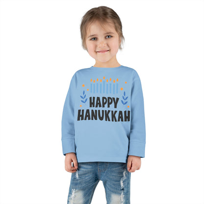 Happy Hanukkah 5 Toddler Long Sleeve Tee