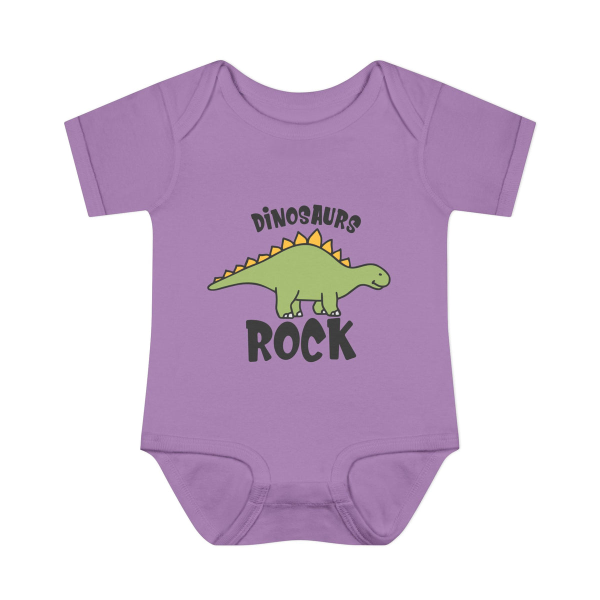 Dinosaurs Rock Baby Rib Bodysuit