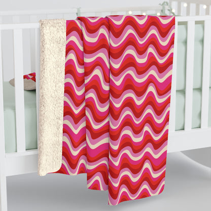 Blush Frequency Fleece Blanket