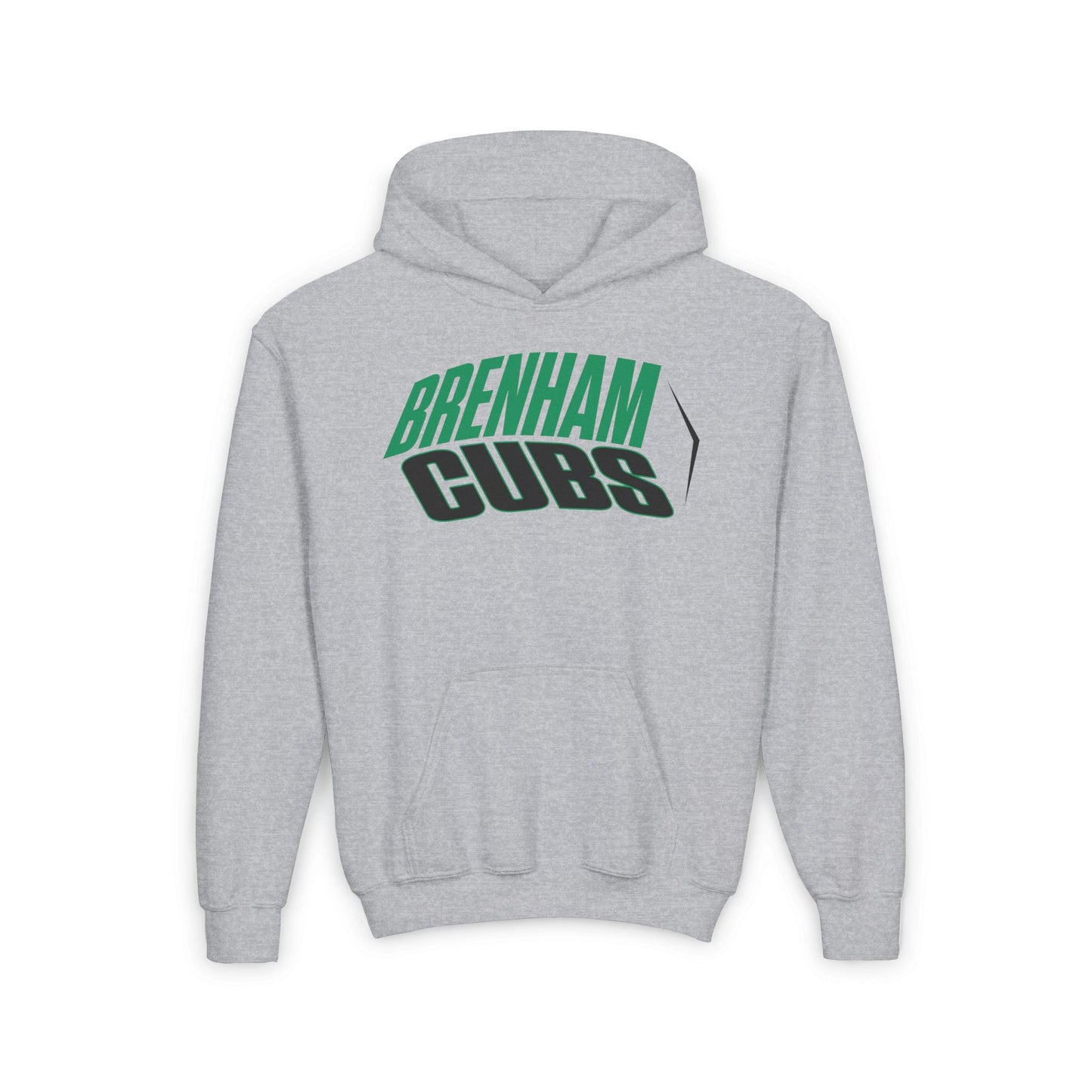 Brenham Cubs (Angled) Mascot Youth Heavy Blend Hoodie