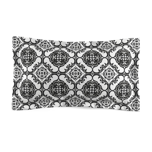 Ornamental Symmetry Microfiber Pillow Sham