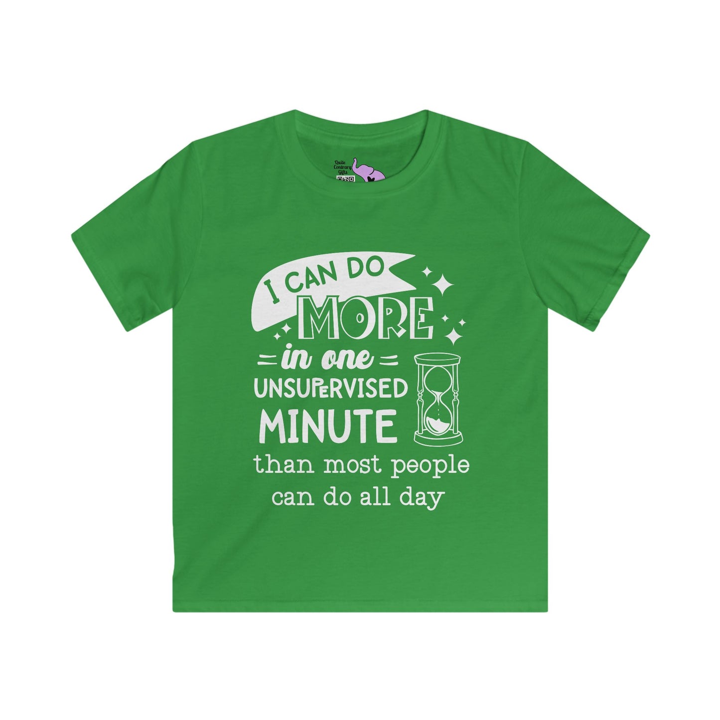 I Can Do More In One Unsupervised Minute... Youth Softstyle Tee