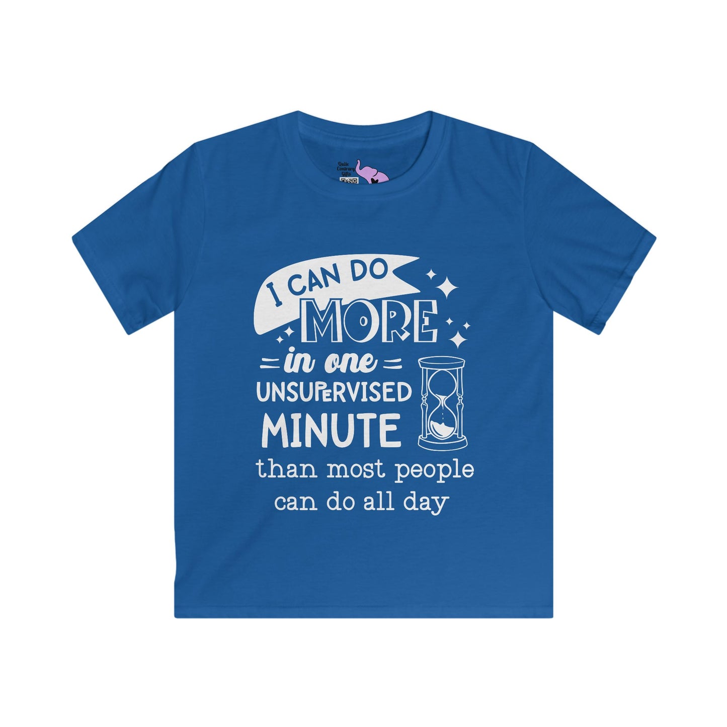 I Can Do More In One Unsupervised Minute... Youth Softstyle Tee