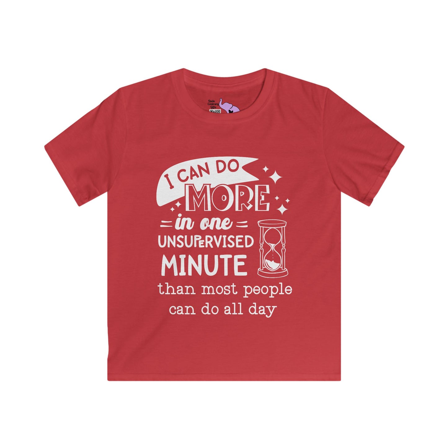 I Can Do More In One Unsupervised Minute... Youth Softstyle Tee