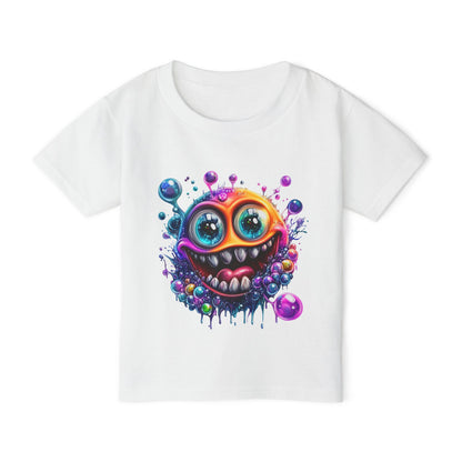 Bubbly Monster Heavy Cotton™ Toddler T-shirt