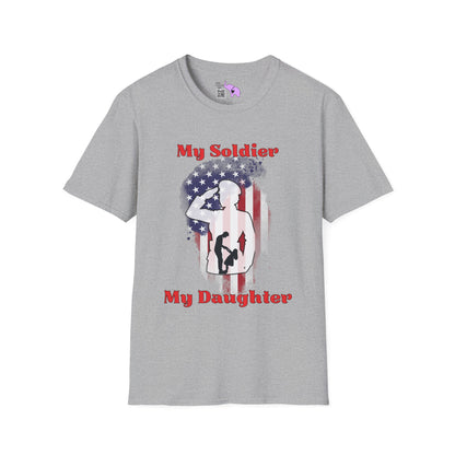 My Soldier My Daughter (Dad) Adult T-shirt