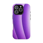 Purple Gradient Stripes MagSafe® Compatible Tough Case for iPhone