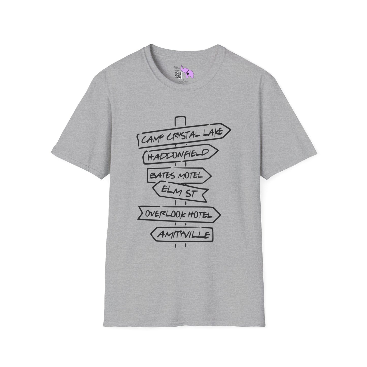 Horror Film Sign Adult T-shirt