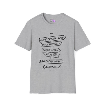Horror Film Sign Adult T-shirt