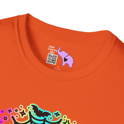 Neon Boo Adult T-shirt