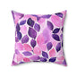Lilac Serenade Throw Pillow