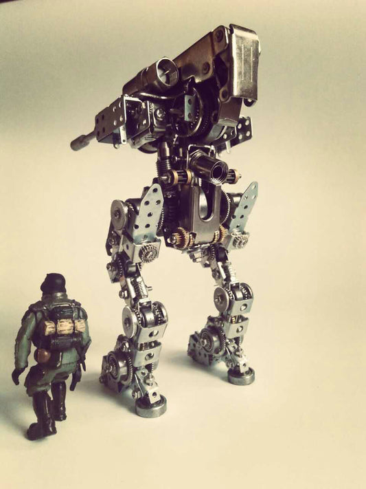 Steampunk Style Mechanical Overlord Model