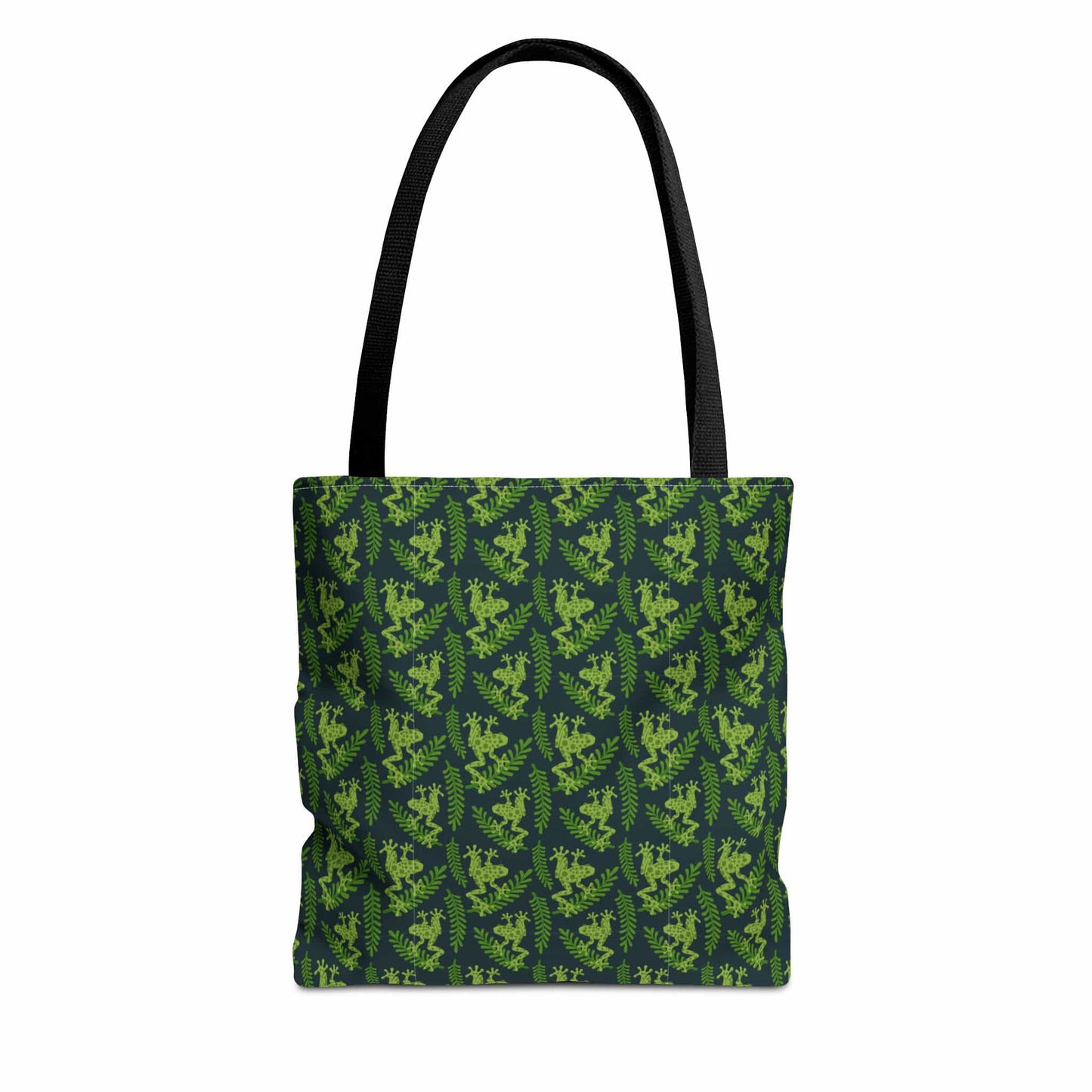 Emerald Canopy Frogs Canvas Tote Bag
