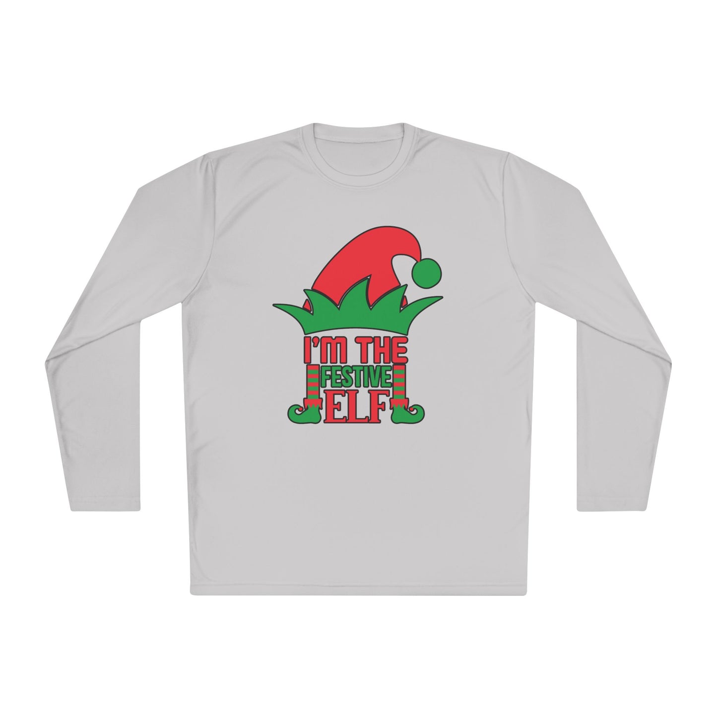 I'm The Festive Elf Adult Long Sleeve Tee