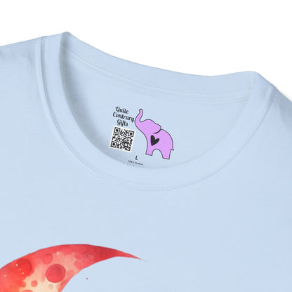 Colorfall Heart Moon Adult T-shirt