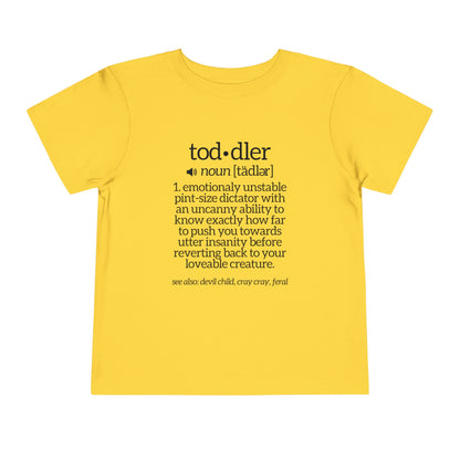 Funny Toddler Definition Toddler Tee