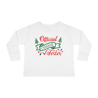 Official Cookie Tester Toddler Long Sleeve Tee