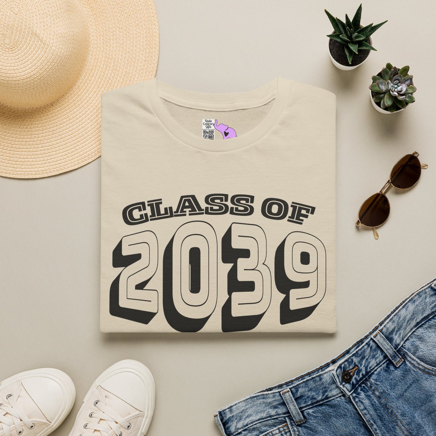 Class of 2039 Unisex Tshirt for 2026/27 Kindergarteners