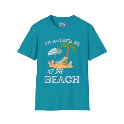 I'd Rather Be At The Beach Adult T-shirt
