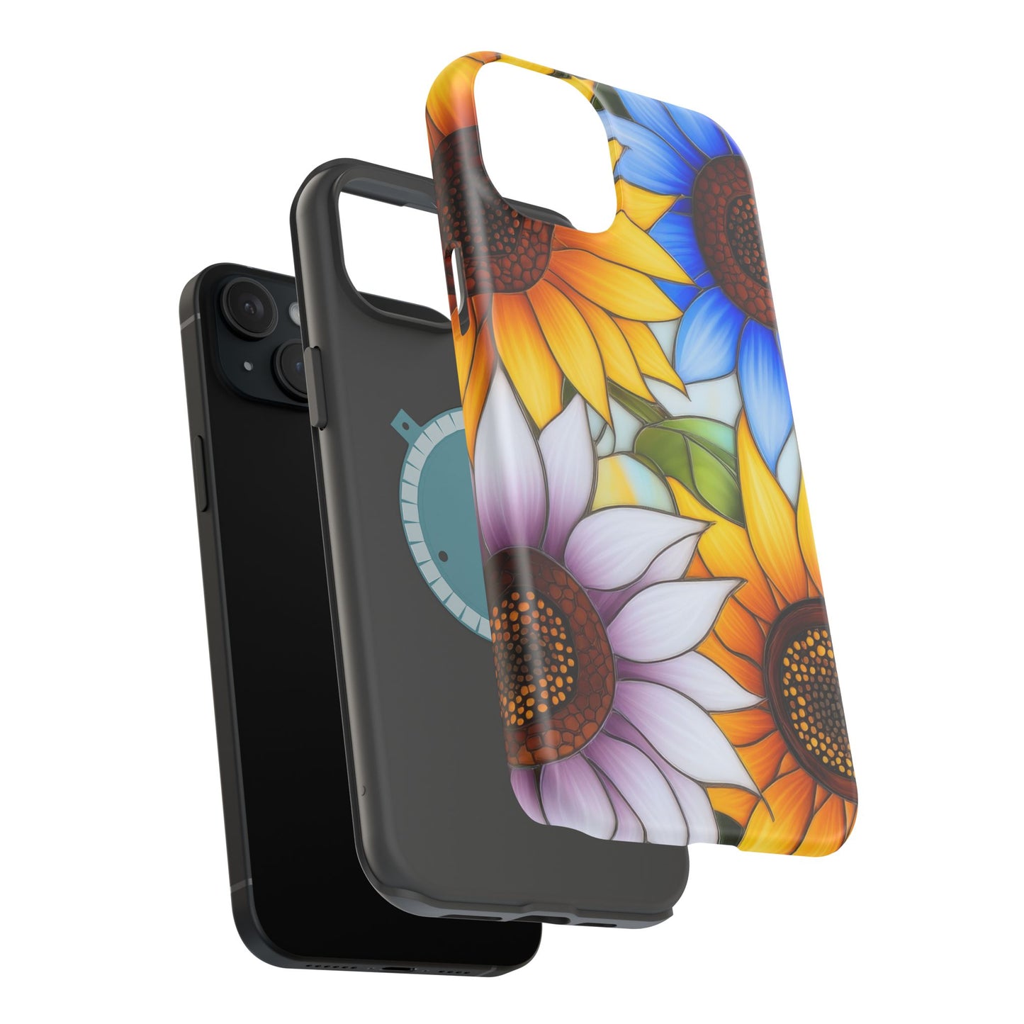 Colorful Sunflowers MagSafe® Compatible Tough Case for iPhone