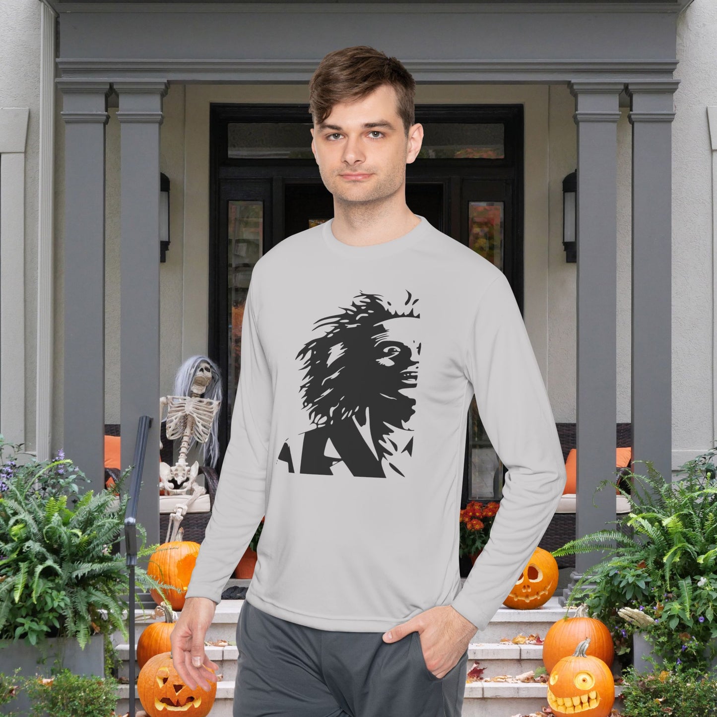 Beetlejuice  Lightweight Adult Long Sleeve Tee