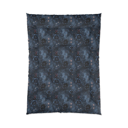 Black Roses & Vines Basic Bedding Set