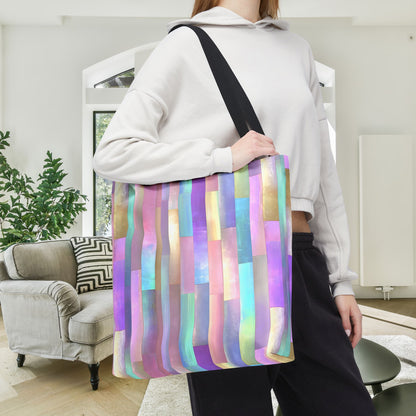 Enchanted Mosaic Canvas Tote Bag