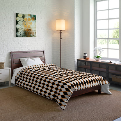Midnight Ember Harlequin Comforter