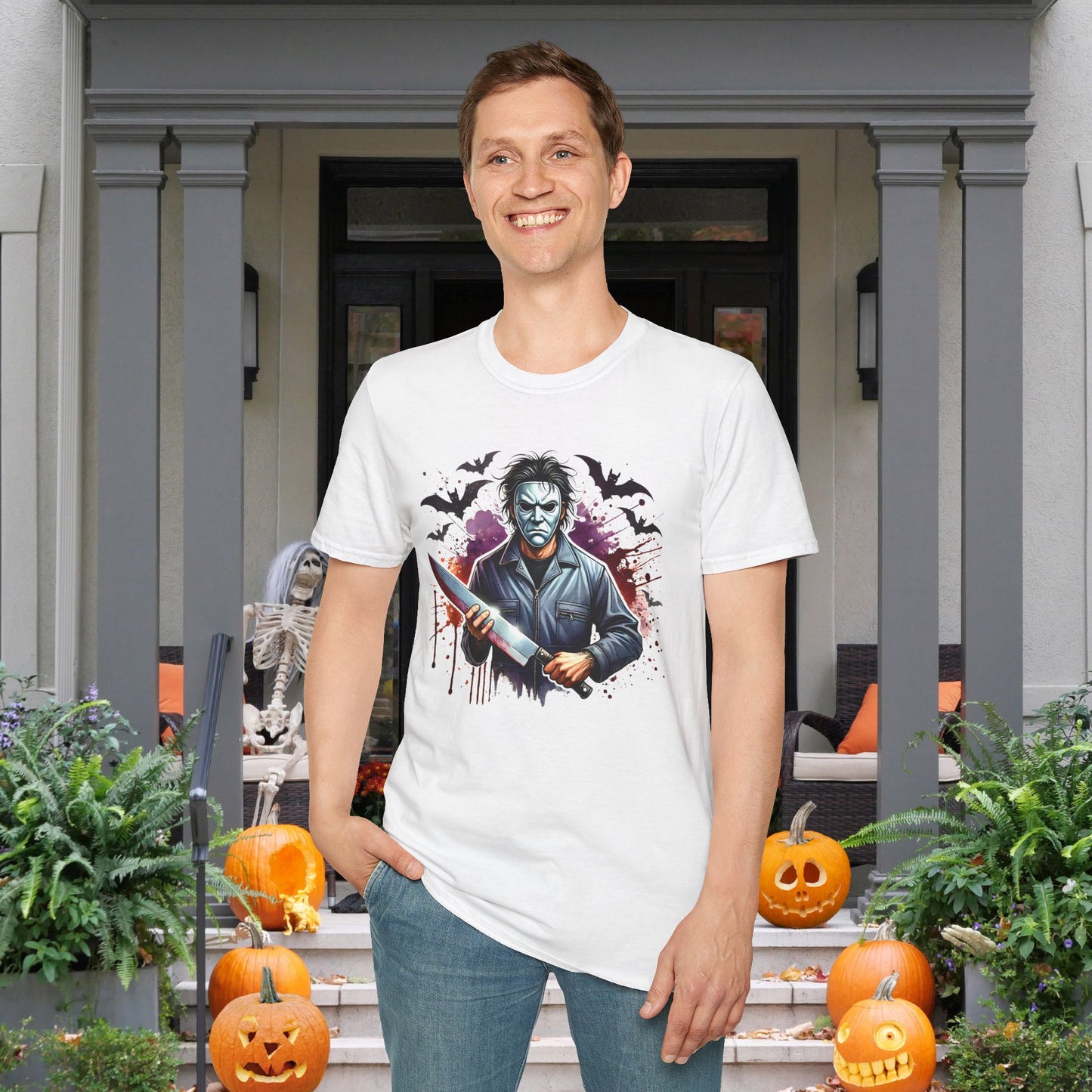Halloween Slasher Adult T-shirt