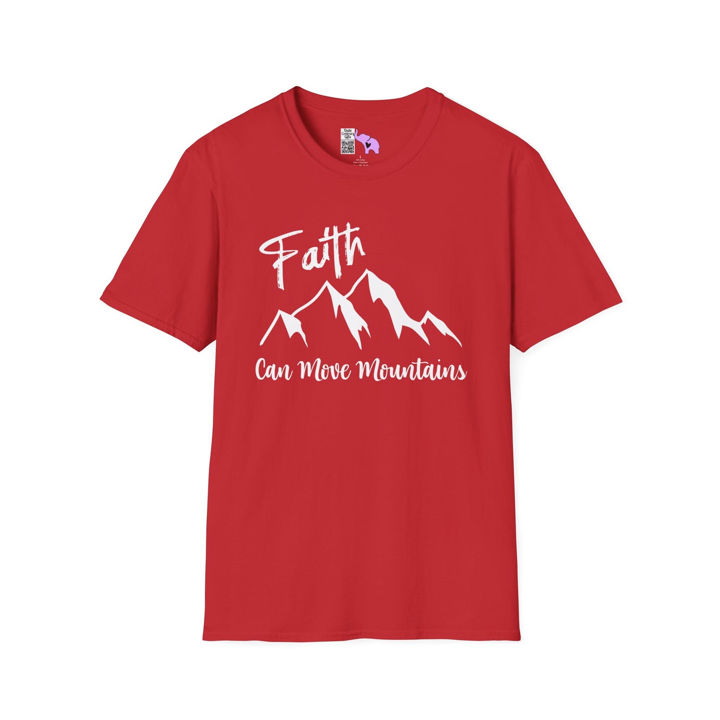 Faith Can Move Mountains Adult T-shirt