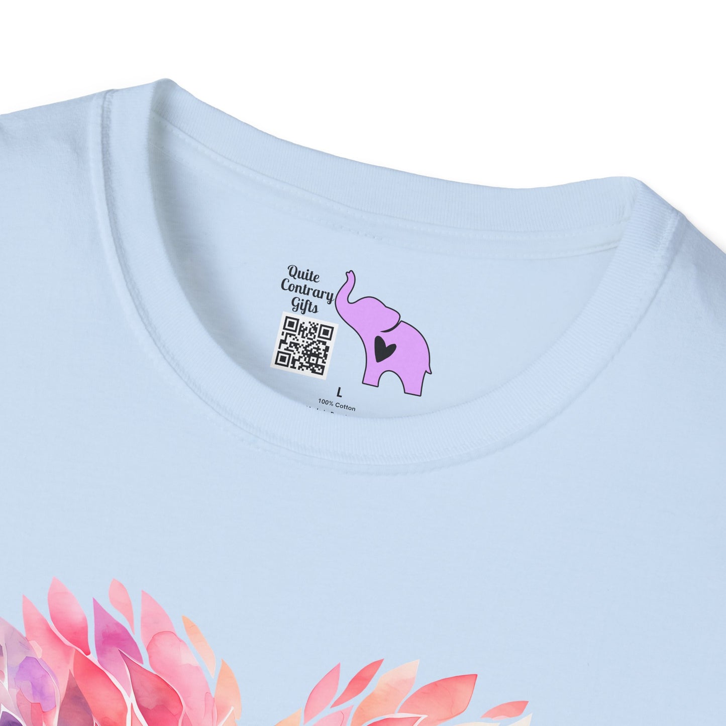 Feathery Heart Adult T-shirt