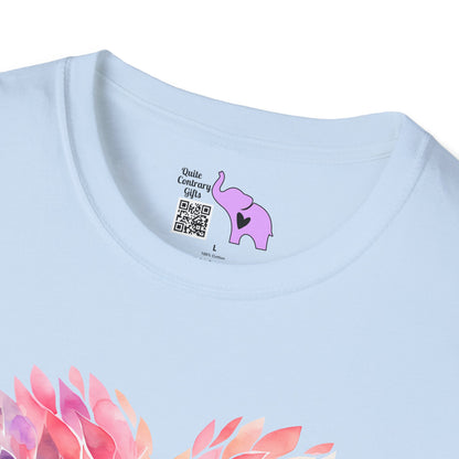 Feathery Heart Adult T-shirt