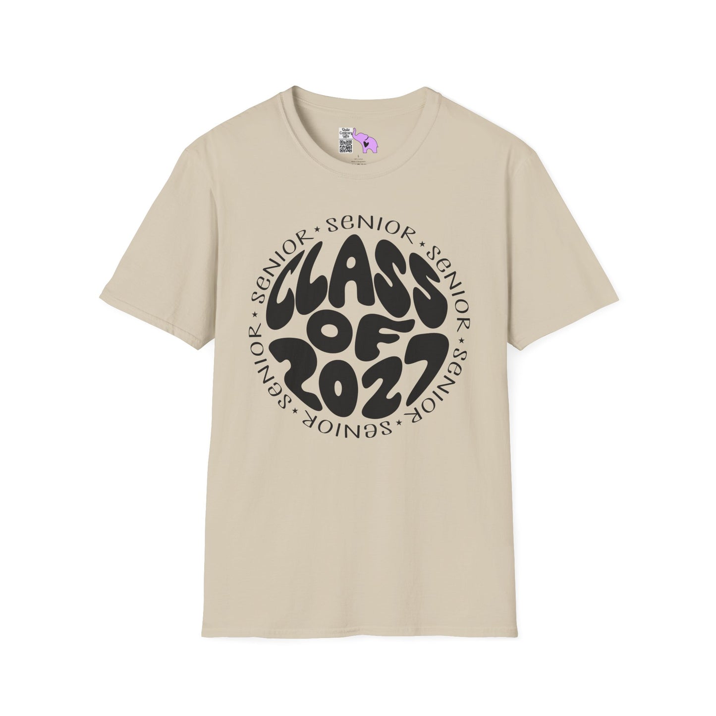 Round Senior Class of 2027 Adult T-shirt