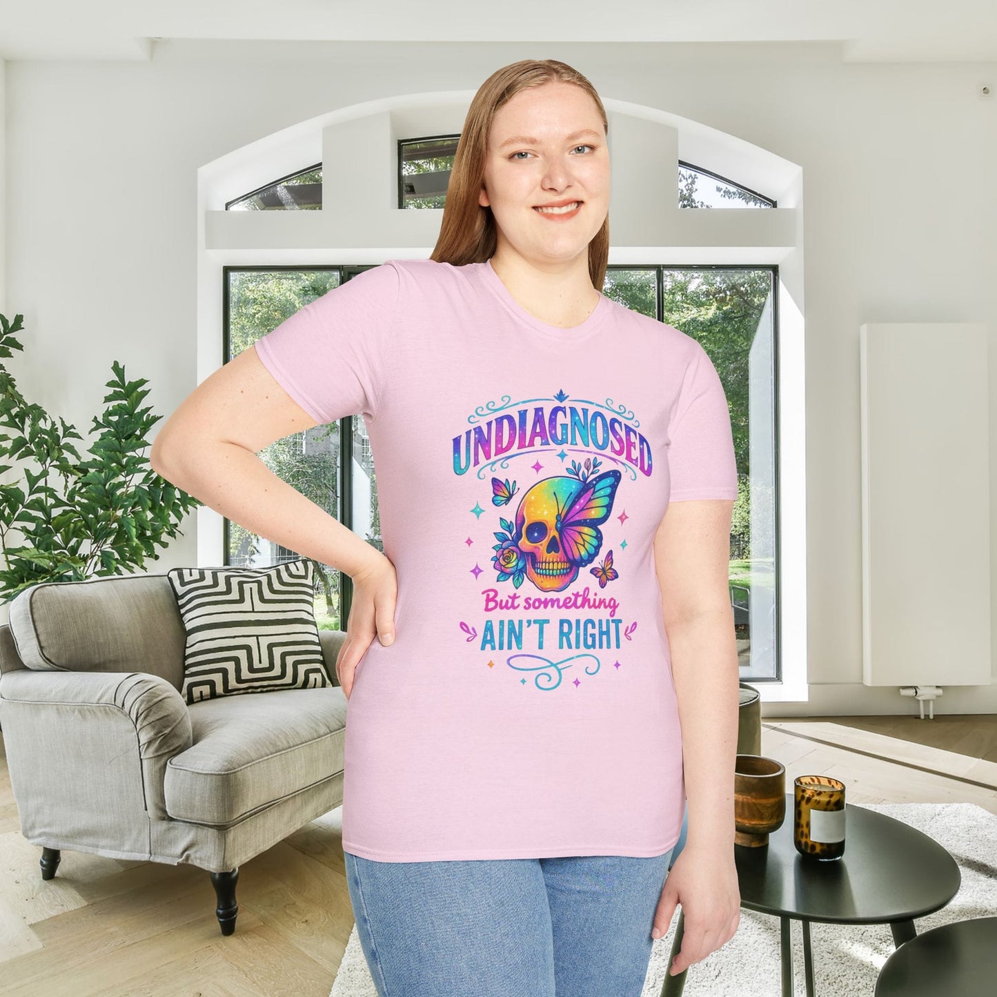 Undiagnosed But Something Ain't Right Adult T-shirt