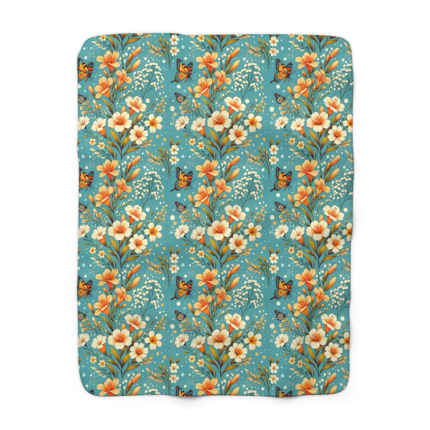 Petals & Wings Fleece Blanket