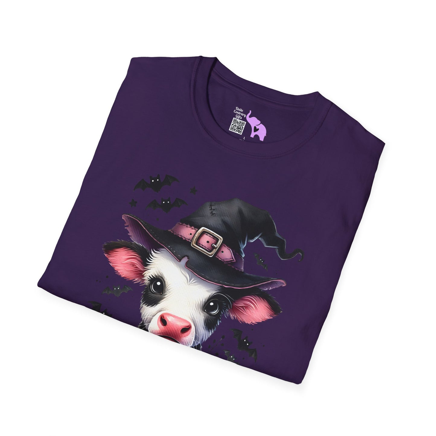 Moo...I Mean Boo Baby Cow Adult T-shirt