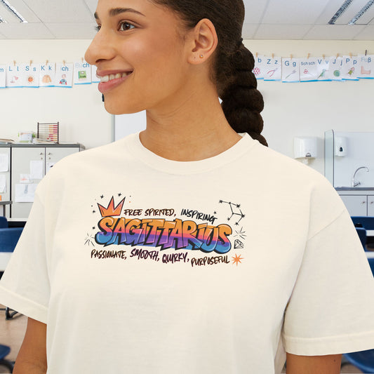 Sagittarius Street Art Women's Boxy Tee