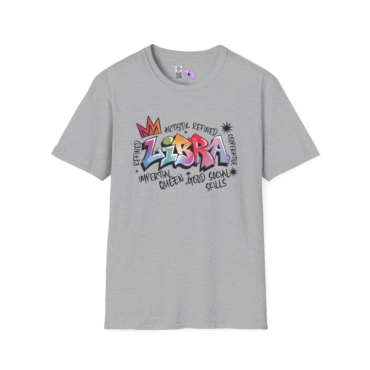 Libra Street Art Adult T-shirt