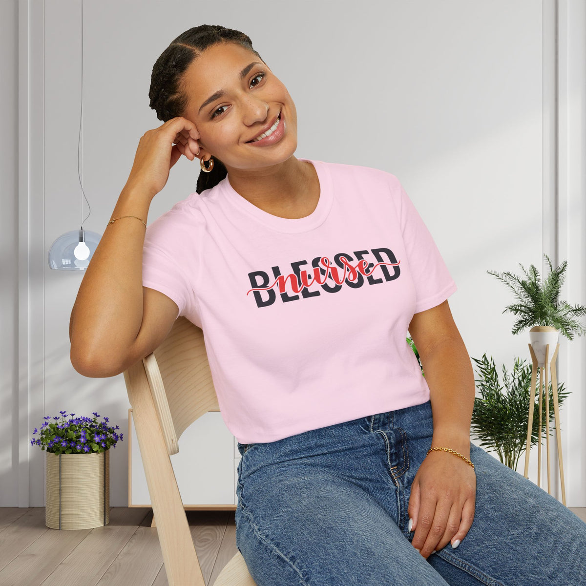 Blessed Nurse Adult T-shirt