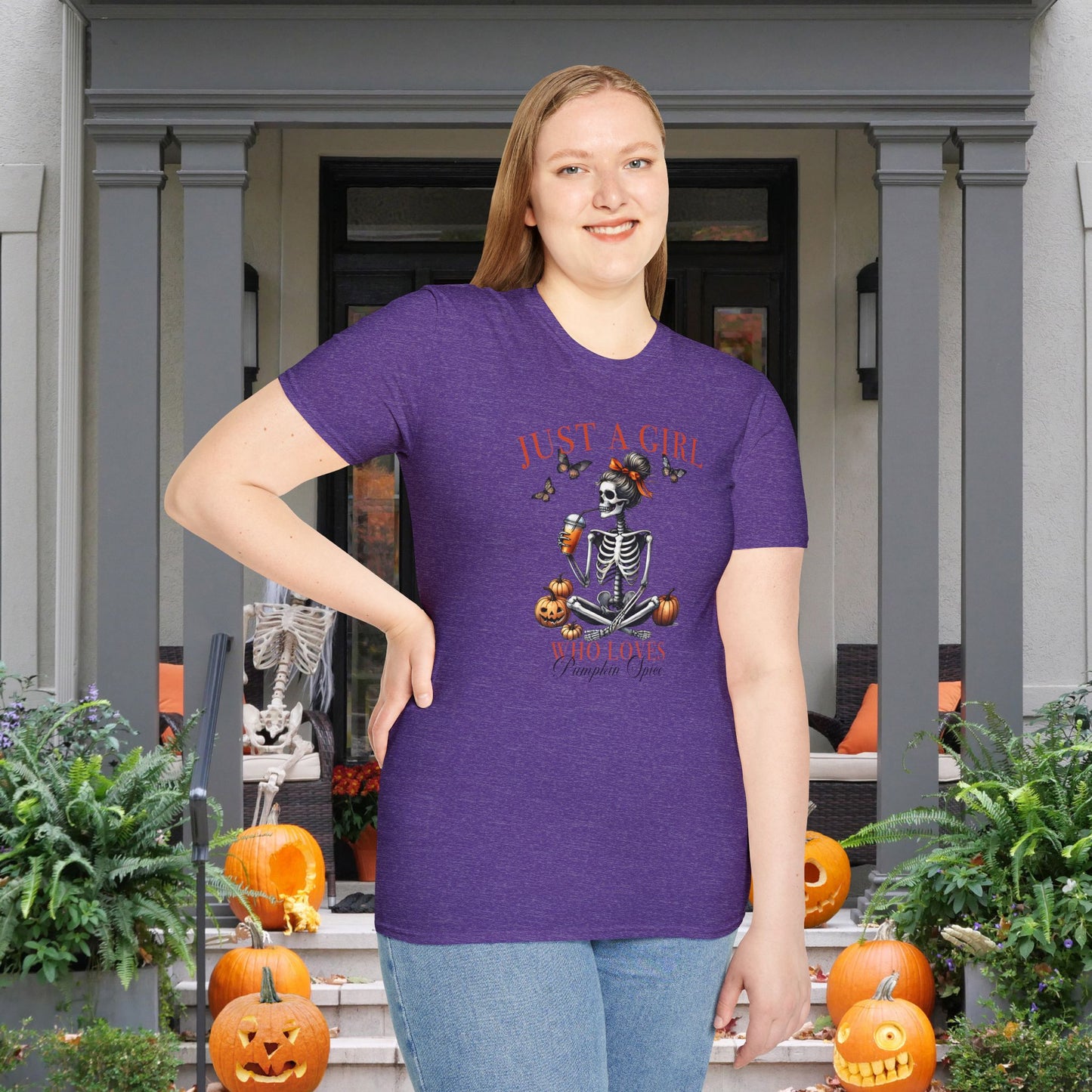 Just A Girl Who Loves Pumpkin Spice Adult T-shirt