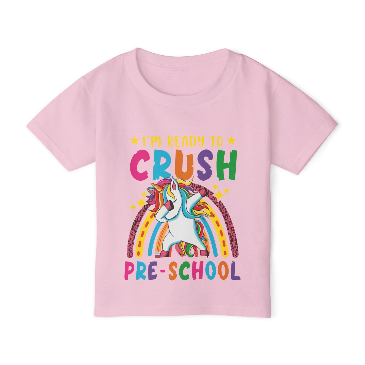 I'm Ready to CRUSH Pre-School Unicorn Heavy Cotton™ Toddler T-shirt